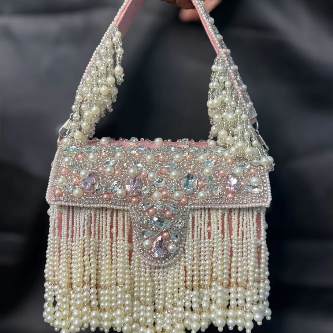 Royal Pearl Elegance Handbag