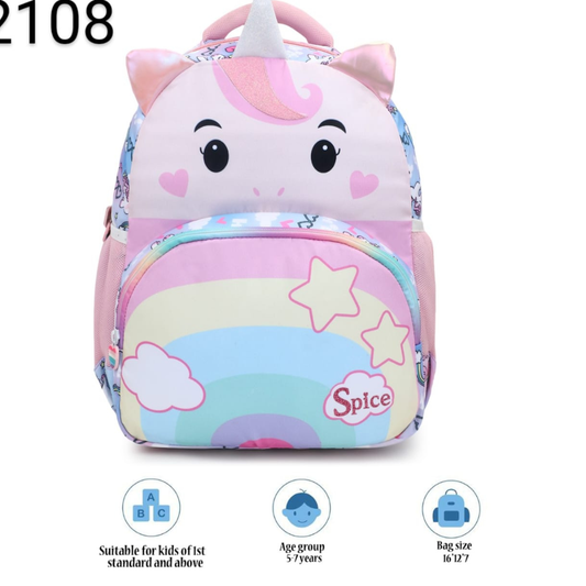 Spice Rainbow Unicorn School Backpack (Large)