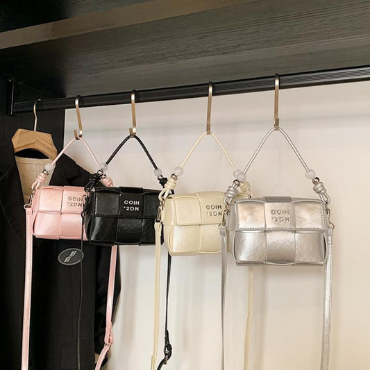 UrbanGloss Woven Box Handbag