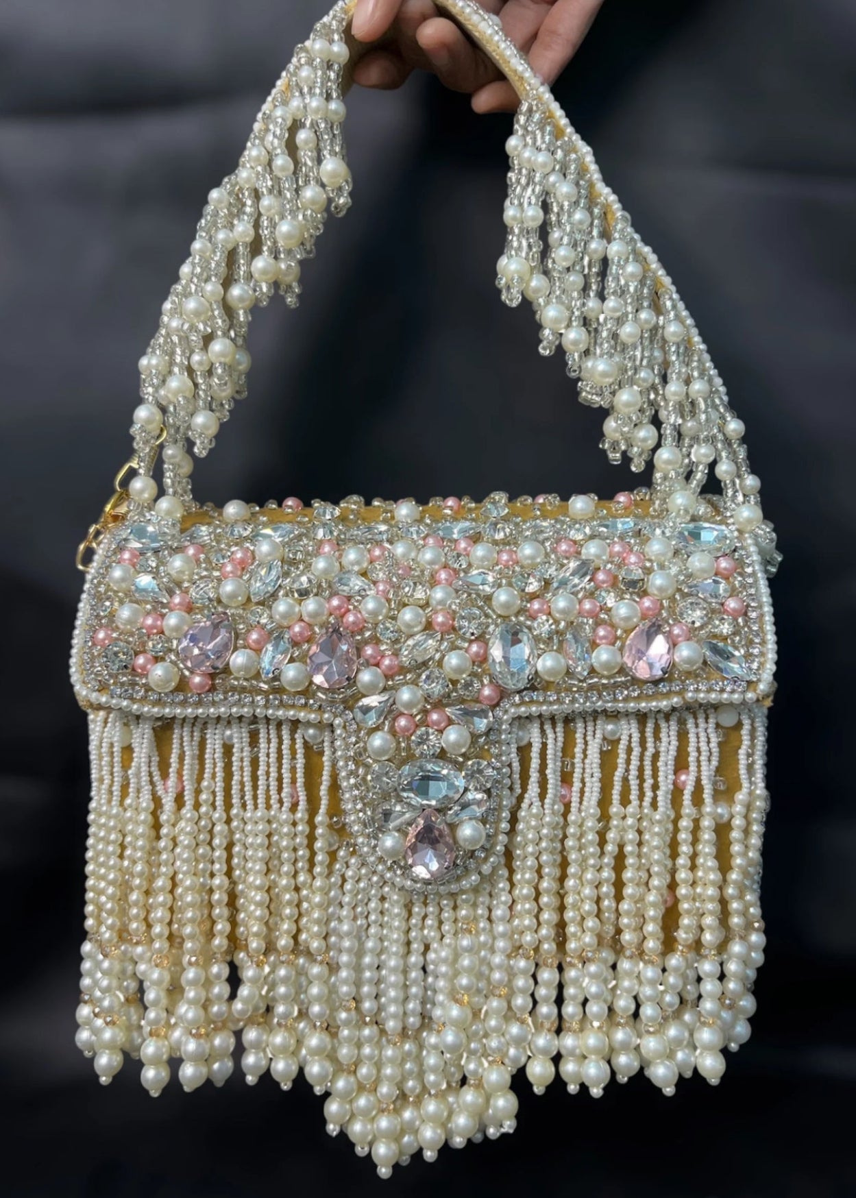 Royal Pearl Elegance Handbag