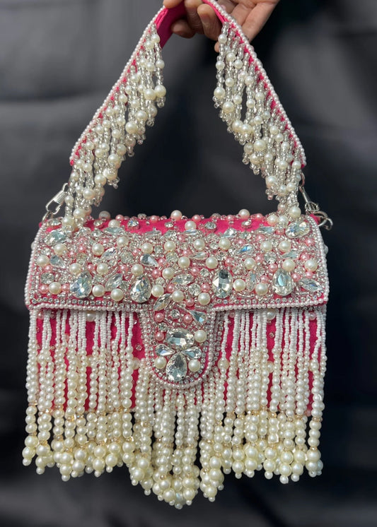 Royal Pearl Elegance Handbag